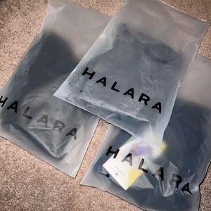 Lot of 3 Halara Scrunch Biker Shorts NWT